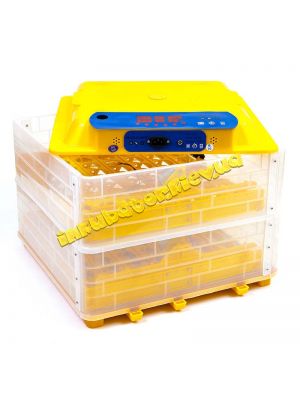 Инкубатор автоматический "Говорун-112 N2" (12 В, двухъярусный,  для любых типов яиц, с овоскопом и увлажнителем)