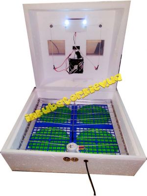 Инкубатор "Наседка ИБ-120" на 72 яйца с автоматическим переворотом (12 В)