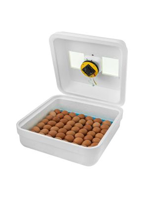 Инкубатор «Рябушка Smart TURBO» на 70 яиц с керамическим нагревателем (цифровой терморегулятор, вентилятор)