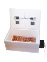 Инкубатор автоматический "Курочка Ряба ИБ-100" вместимостью 100 яиц с двойным пластиковым корпусом и металлическим каркасом
